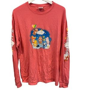 Teddy Fresh Pink Long Sleeve Tee with Graphic